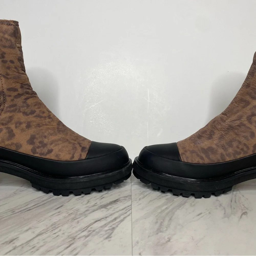 Timberland Kori Park Leopard Lug Sole Chelsea Boot 9